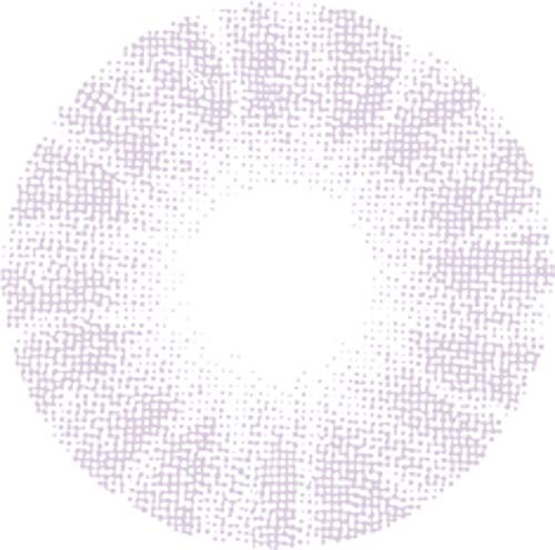 Matlens – EOS Farbige Kontaktlinsen ohne Stärke violet lila Big eyes DORIE 2 Linsen 1 Kontaktlinsenbehälter 1 Pflegemittel 50ml