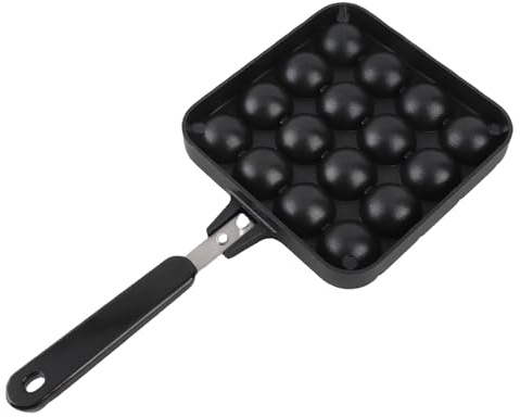 Wifehelper Plaque Grill Pan à Takoyaki Anti-Adhésif Ronde | Matériau , Pour Crêpes, Moule de Cuisson, Accessoires de Cuisine