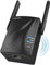 Rockspace WLAN Verstärker 1200Mbit/s, WLAN Repeater 5GHz/2.4GHz, WiFi Verstärker Kompatibel mit Allen Geräten, Abdeckung bis zu 200 m²