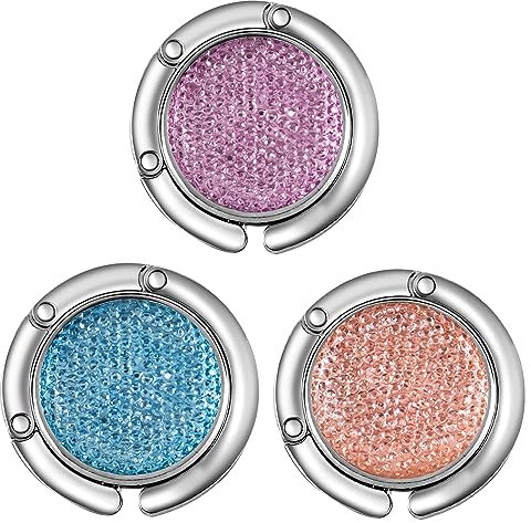 Geldbörsen-Haken, faltbar, für Handtasche, Tischaufhänger, Tasche, Kleiderbügel, Schreibtischhaken für Geldbörse-AUFI-H11