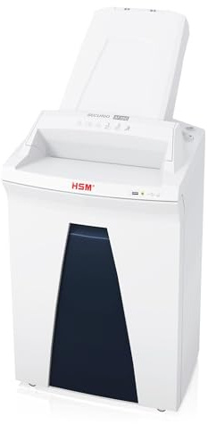 HSM SECURIO AF350 Aktenvernichter I Partikelschnitt 1,9 x 15 mm I 350 Blatt | Sicherheitsstufe P-5 I Schredder für Papier, Kreditkarten, Heft- und Büroklammern I 35l Auffangbehälter I 3 Jahre Garantie