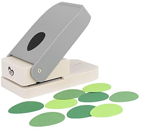 Ideen mit Herz Power-Jumbo-Stanzer | Ei | Motivstanzer | Oster-Karte gestalten | Motivlocher für Papier | Kreiere z.B. Grußkarten oder Geschenkanhänger zu Ostern | Ausstanzung: 6,3cm x 4,4cm