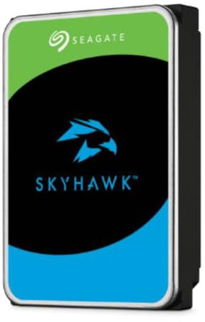 Seagate SkyHawk 8TB interne Festplatte HDD, Videoaufnahme bis zu 64 Kameras, 3.5 Zoll, 64 MB Cache, SATA 6GB/s, silber, FFP, inkl. 3 Jahre Rescue Service, Modellnr.: ST8000VX010