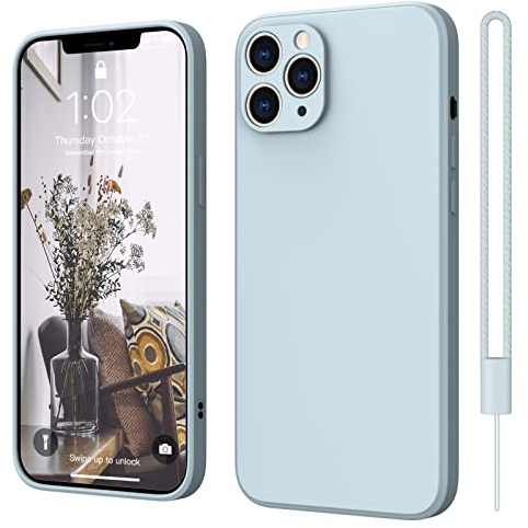 ElestBela iPhone 11 Pro Max Hülle Silikon Case, Ultra Dünn Slim mit Microfiber, Kratzfeste Rundumschutz Case Schutzhülle Hülle für iPhone 11 Pro Max 6.5'' Mint Blau