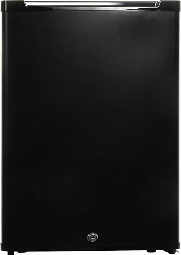 Corby Eton 40L - Minibar con cerradura (enchufe europeo), color negro
