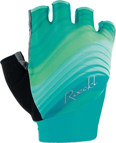 Roeckl Danis 2 Damen Fahrrad Handschuhe kurz türkis grün 2026: Größe: 7