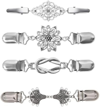 Cardigan Clip,Kleider Clip,Clips Für Kleidung,Clips Für Jacken,Broschen Für Kleidung,Brosche Damen,Waist Clip,Verschlüsse Für Jacken,Broschen,Knöpfe Für Strickjacken,Brosche Ausschnitt Verkleinern