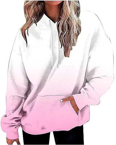 Cocila September Angebote Sale Hoodie Damen Mit Aufdruck Hund Jacke Mit Kapuze Damen Sweatshirt Jacke Oversized Pullover Damen Baggy Uebergangsjacke Damen Oversized Damen Kleidung Sale Sale