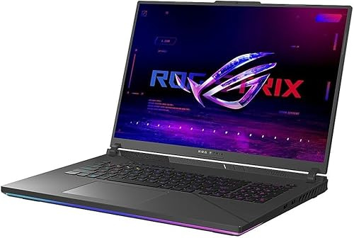 ASUS ROG Strix G18 18 240Hz Laptop 8TB SSD 96GB DDR5 RAM Win 11 Pro (Intel 14th Gen Core i9-14900HX Processor Turbo 5.80Ghz, NVIDIA GeForce RTX 8GB GDDR6, 18 QHD 2560x1600) Gaming Notebook Computer