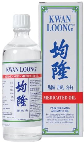 Massageolja 57ml sport bodybuilding - stort format - Naturlig eterisk olja Kamfer Kamfer Kwan Loong
