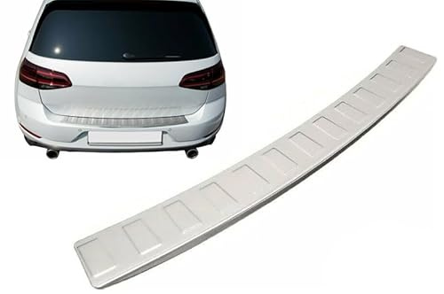 Ladekantenschutz für VW Golf 7 VII Schrägheck ab 2012 Edelstahl, matt, Schutz für Ladekanten