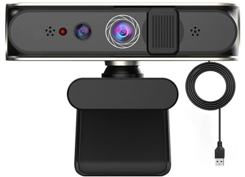 Kalttoy Webcam USB 1080p pour Windows sécurisé Connexion Hello