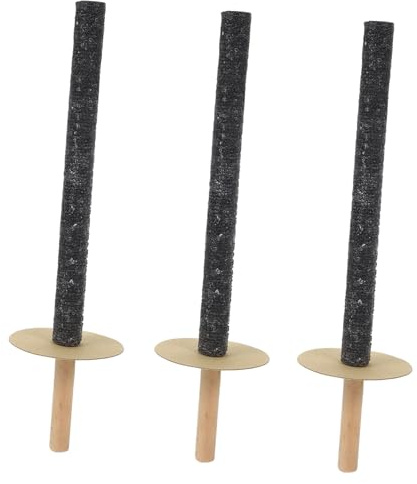 YARNOW 3 Pièces Torches Extérieures avec Support Lumière Chauffante pour Jardin Camping et Événements Plein Air Faciles à et Utiliser Décoration Lumineuse pour Terrasse et Cour