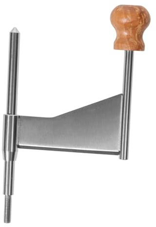 DOITOOL Râpe à Fromage Rotative Manivelle, Acier Inoxydable Et Bois, Coupe-fromage Manuel Compact, Accessoires La Cuisine Pour Râper Et Trancher, Usage Domestique, Pièce De Rechange Pratique