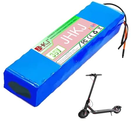 JHKJ Batería de 36V 10500mAh para Patinete eléctrico — Batería de Litio de 36V 10.5Ah para patinetes eléctricos — Baterías de 36 voltios con Revestimiento de PVC,Buller+SM