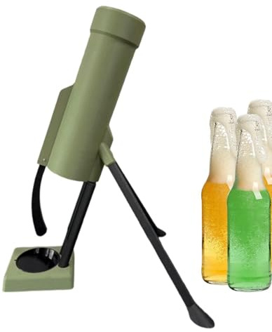 Mortero Abre Botellas, Abridor Cerveza Gracioso, Destapador Lanza Chapas, Abrebotellas Cerveza Mortero, Lanzador Automático De Tapa Con Presión, Divertido Abridor Manos Libres Para Bar