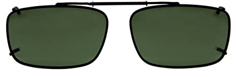 Eyekepper metallo Cerchiato polarizzata lenti clip su occhiali da sole 54 * 34MM G15 Lens
