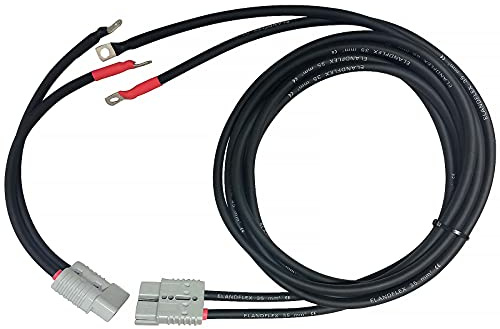 WINCHMAX ATV WInch Battery Extension Cables. 4m x 35mm British Made Anderson Cable with 6mm Lug. Heavy-Duty PVC Insulation. Heavy-Duty Connector for Easy Disconnection from the WInch.