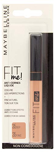 Maybelline New-York - Anti-cernes Correcteur Fluide Fit Me Matte & Poreless - Tous Types de Peaux - 35 Foncé - 6,8 ml