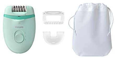 Philips Satinelle Essential Epilierer, Grün, 15 V, ergonomisch