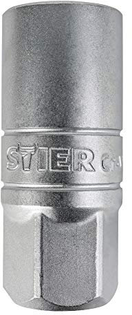 STIER Zündkerzen-Steckschlüsseleinsatz 3/8'', SW 18 mm, 18-er Nuss, Zündkerzennuss