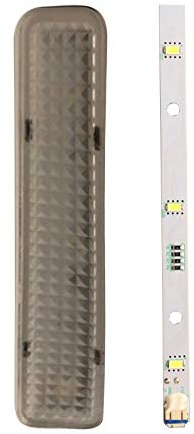 LICHIFIT Tira de barra de luz LED y cubierta para refrigerador RONGSHENG/HISENSE Luz LED E349766 MDDZ-162A 1629348 DC12V 2W