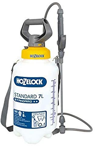 HOZELOCK - Pressure Sprayer Standard 7L : Versatile, Easy-to-use Sprayer, Ideal for Water-based Solutions (Insecticides, Fungicides, Weedkillers, Fertilisers), 30cm Lance [4231 0000]