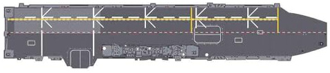 Hasegawa 1/700 JMSDF DDH Izumo. Plastikmodellbausatz eines Japanischen Helikopter-Trägers, Decals JMSDF DHH-183 im Oktober 2021. Länge gebaut 356 mm/Breite 73 mm.