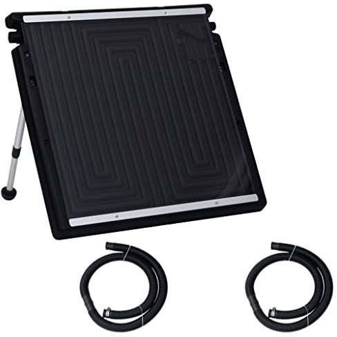 VACARX Panneau chauffant solaire pour piscine 75 x 75 cm Couleur : noir