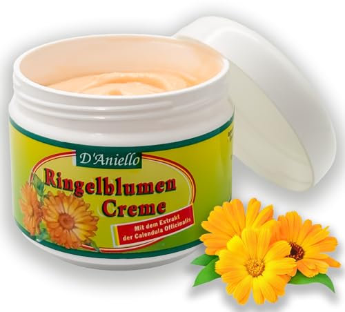 D'Aniello 125 ml di unguento di calendula – unguento cicatriziale – unguento per ferite – essenza di calendula – calendula – pomata per ferite – crema di calendula – calendula – crema di calendula