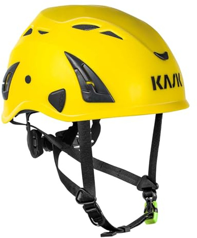 Skyddshjälm KASK Superplasma PL Klätterhjälm Mountainklättringshjälm Enligt EN 12492 Storlek 51-62 cm Justerbar Universal Färg: Gul