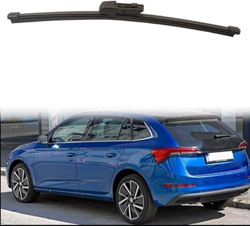 DUROD Auto Heckscheibenwischer für Skoda Scala 2019-2023, Heckscheiben Wischer Gummi Reinigungsfenster Ersatzteile
