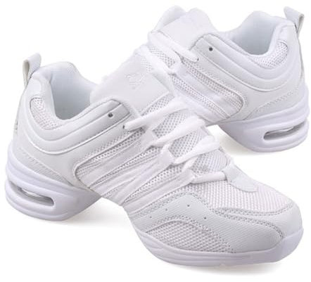 SerendipitousWhisper Split Sole Damen Dancesneaker Schnürschuhe Gym Sport Aerobic Schuhe Cheerleading Training Tanzschuhe Tanzsneaker Laufschuhe Leichte Schuhe Jazzdance Schuhe