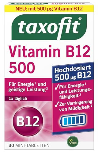Taxofit Vitamin B12 500 Minitabletten 30 stk