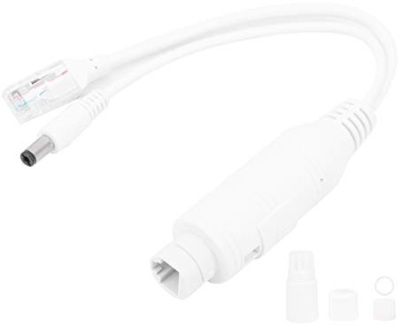 Tyenaza 48V auf 12V POE Splitter, wasserdichtes Adapterkabel Netzteilmodul für IP-Kamera