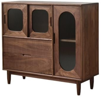 Retro-Küchenschrank aus Holz, Aufbewahrungsschrank, Sideboard, Barschränke (S: 120 x 41 x 85 cm)
