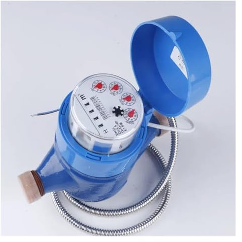 POOIQX Zählerablesung Wasserzähler DN20 Photoelektrische Direktablesung Fernübertragung Kalt- Und Warmwasserzähler M-Bus 485 Kabelfernbedienung,Robuste Bauweise(DN25)