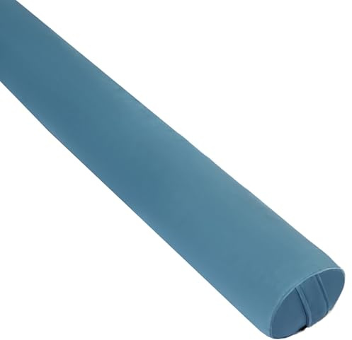 Odaima Almohada Cervical Cilíndrica, Almohada Corporal para Adultos Cojin Cilíndrico del Cuello Terciopelo Cojines Rulo Reposacabezas, para Lumbar,Rodillas,Dormir/Hogar/Oficina(Azul Marino,150x20cm)