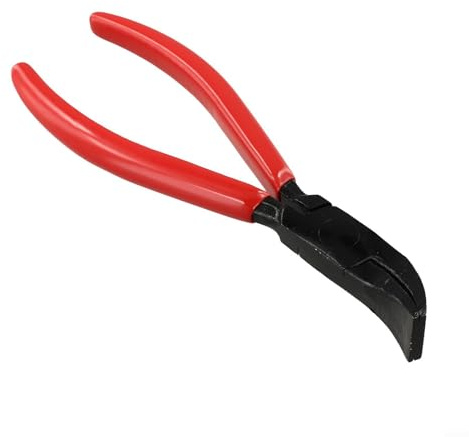 Alicates dobladores de metal de acero de alto carbono con mandíbulas rectas, de 45 grados y 90 grados para plegado y dobladillo de chapa en automoción (45°)