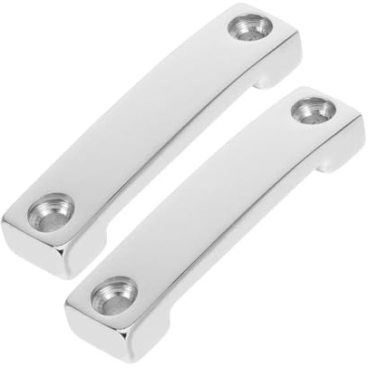 FOMIYES Placa de Correa de Acero Inoxidable 316 para Barco 25 MM 2 Piezas Conector Marino Resistente para Cinchas de Amarre Herrajes Náuticos para Kayaks Yates y Toldos Bimini