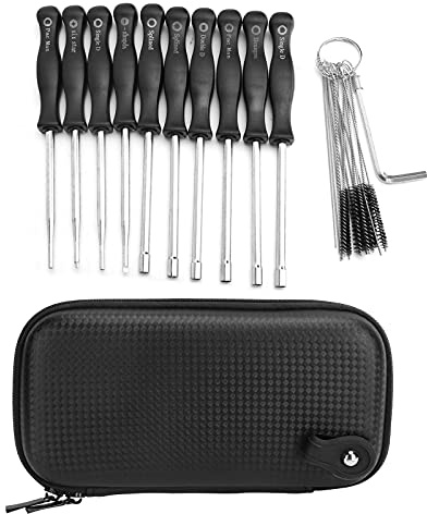 ANKROYU Kit d'outils de réglage de carburateur Professionnel, Ensemble de Tournevis de réglage de carburateur en Acier Inoxydable de qualité supérieure avec étui de Rangement pour