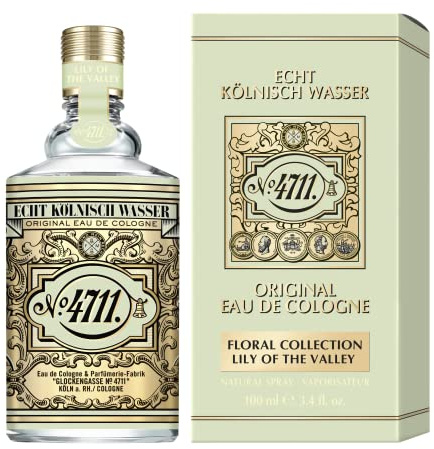 4711® Floral Collection Lily of the Valley | Eau de Cologne: Rein - lieblich - zart | 100ml Natural Spray