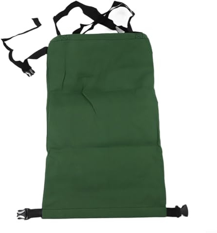 Eawfgtuw Borsa per raccogliere la frutta in tela, grembiule regolabile da giardino con cintura per frutteto campeggio, sacco per raccogliere mele, pesche, limoni, verde