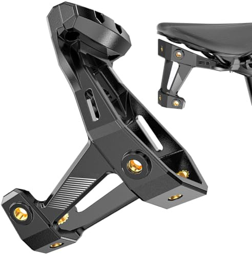Sattel Flaschenhalter Adapter - Ultraleichte Doppelflaschen Halterung, Aerodynamisches Fahrrad Zubehörset, Robuster Doppeltrinkflaschen Halter | Mit Einfacher Montage Befestigungsschrauben Kit