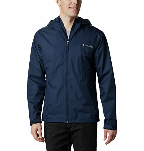 Columbia Inner Limits Jacket, Giacca Impermeabile Uomo, Collegiate Navy, Taglia S