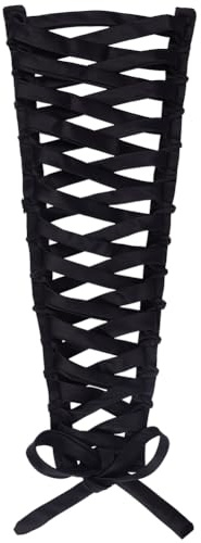BENECREAT Robe de Mariée pour Femme avec Boucles Réglables et Fermeture Éclair de Remplacement, Ajustement Réglable, Corset en Satin au Dos, Kit à Lacets pour Robe de Bal Formelle (Noir)