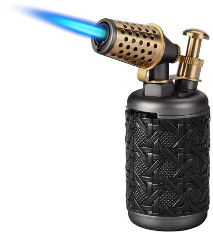 Ultraray Accendino Jet Flame, Accendigas Antivento, Accendi Gas Ricaricabile, Accendini Particolari per Candele, Cucina, Barbecue, Campeggio, Regalo Uomo Donna (Venduto Senza Gas)