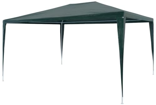 AUVYI Gartenzelt Eventzelt Party Zelt Outdoor Partyzelt 3x4 m PE Grün Outdoor Zelt Balkon Zelt Pavillon Bierzel für Beschattung/Sonnenschutz in Hochzeit Party BBQ Festivals