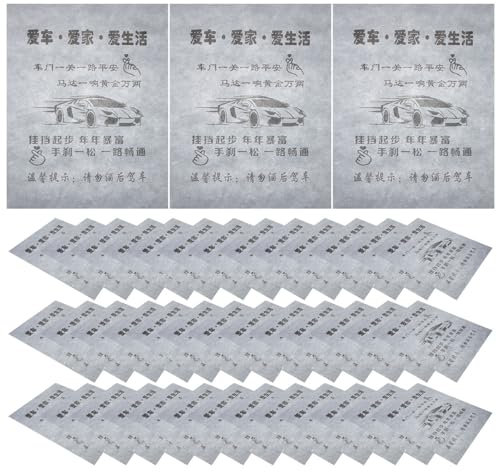 CALLARON 50 Stück Auto-Vlies-Bodenmatte Auto-Teppich Auto-Bodenmatte Auto-Fußmatten Auto-LKW-Boden-Patch-Matte Auto-Teppich Einweg-Auto-Teppich Auto-Boden-Pad