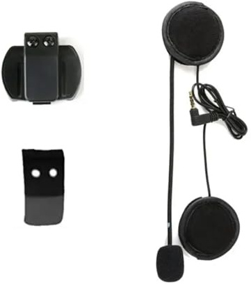 Repuesto intercom Ejeas V6 Auriculares micrófono y Soporte intercomunicador V6 V4 Bluetooth Interphone Headset Motocicleta para Walkie-Talkie Interphone Clip para Casco de Motocicleta Bluetooth